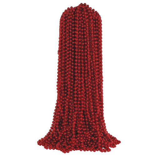 Party Beads Red 50ct