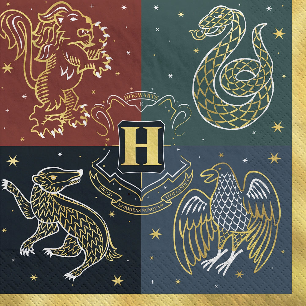 Harry Potter Hogwarts United Luncheon Napkin 16ct