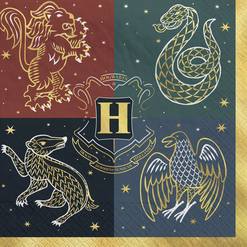 Harry Potter Hogwarts United Luncheon Napkin 16ct