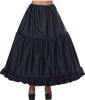 black hoop skirt