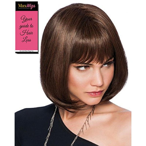 bob with bangs brown