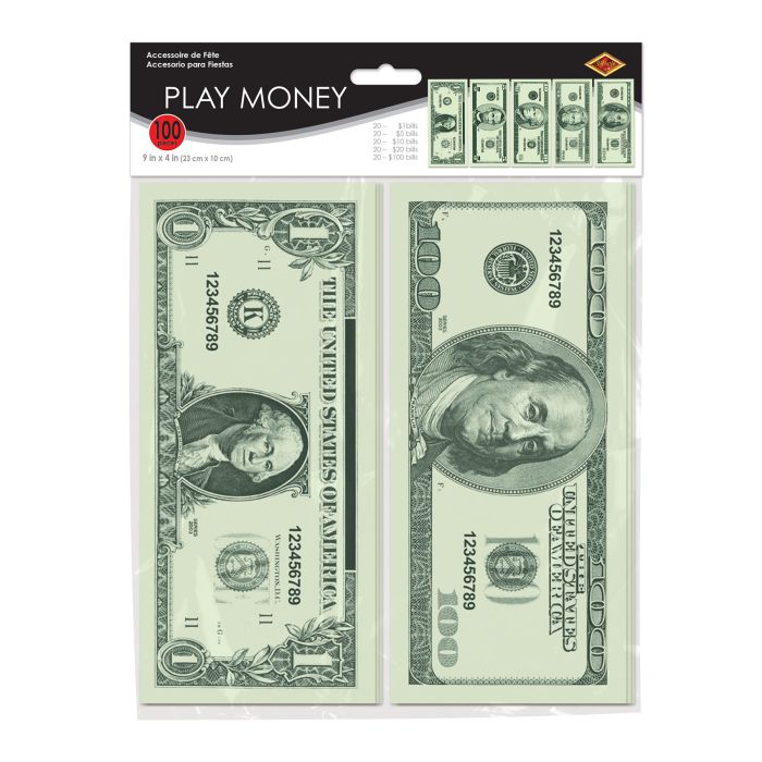 Casino Play Money 100pc