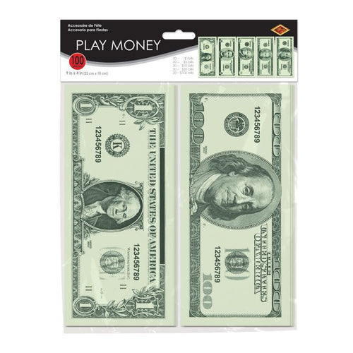 Casino Play Money 100pc