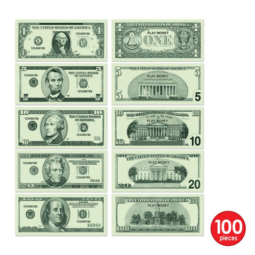 Casino Play Money 100pc