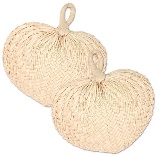 Raffia Fans 2pc