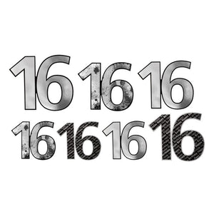 16 Foil Cutouts 7ct