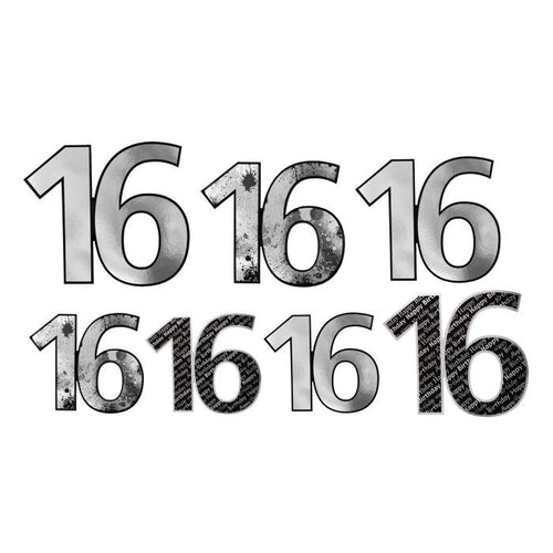 16 Foil Cutouts 7ct