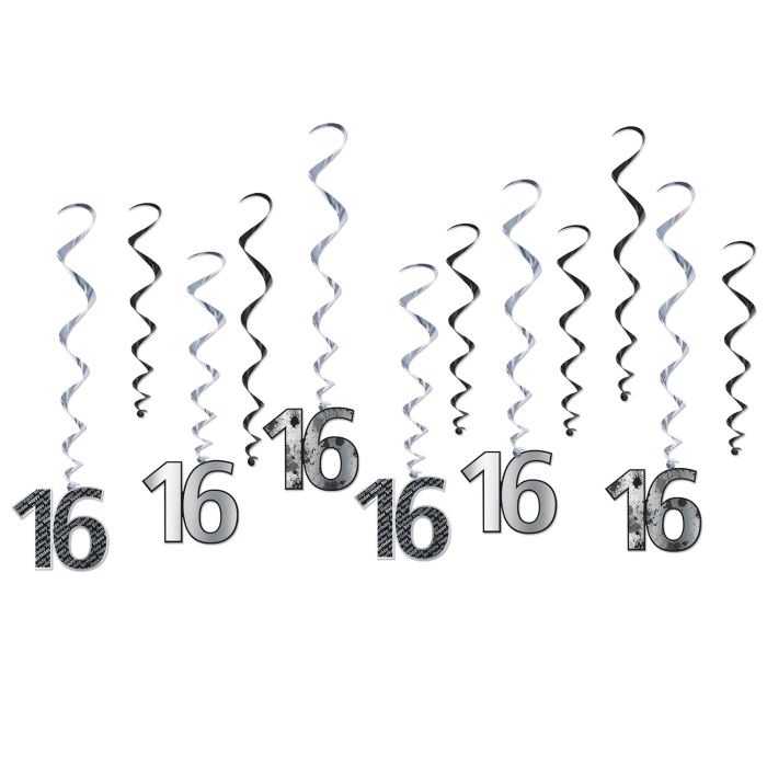 16 Birthday Whirls 12ct