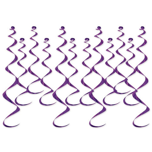 Purple Whirls 12ct | General Entertaining