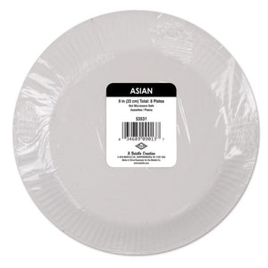 Asian Plates 8ct