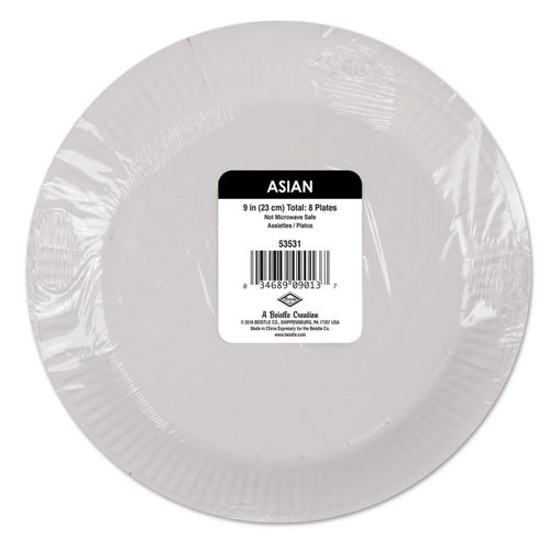 Asian Plates 8ct