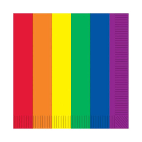 Rainbow Tie Dye Beverage Napkins, 16ct