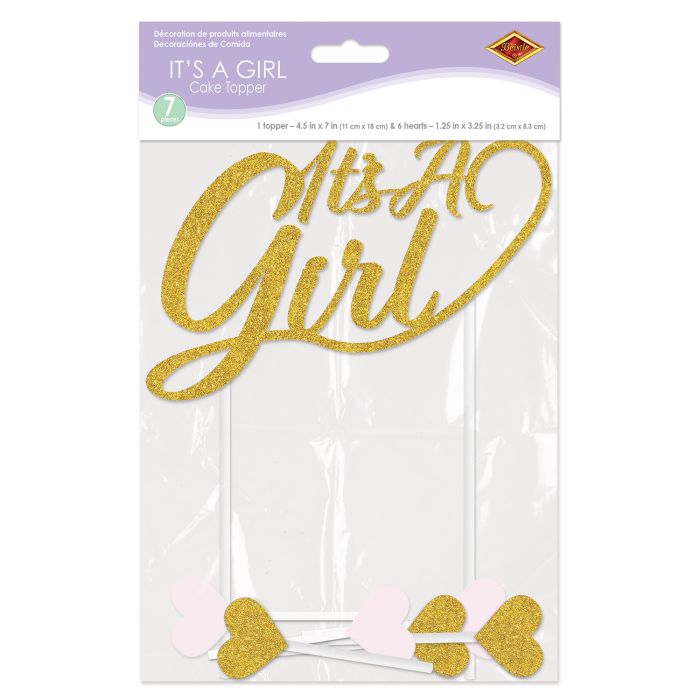 It's A Girl Cake Topper