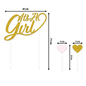 It's A Girl Cake Topper