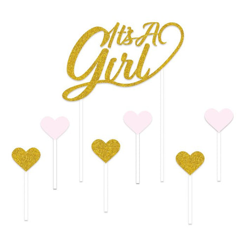 It's A Girl Cake Topper