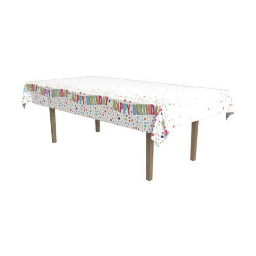 Happy Birthday Table Cover