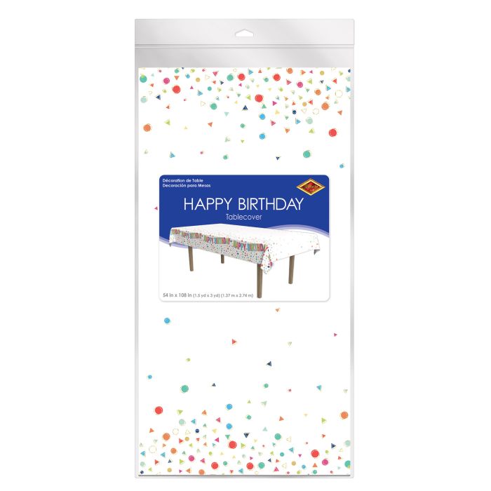 Happy Birthday Table Cover