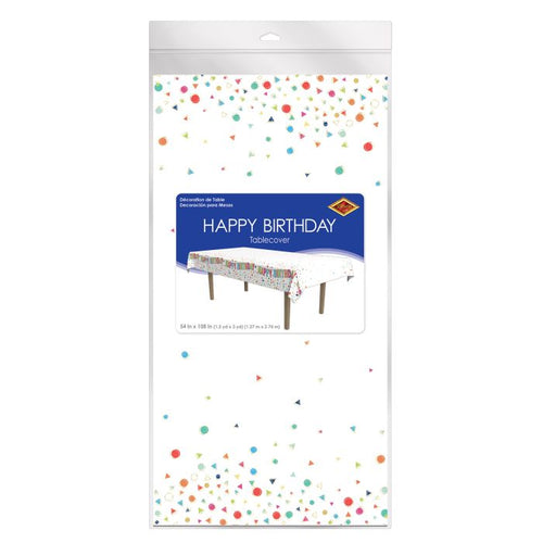 Happy Birthday Table Cover