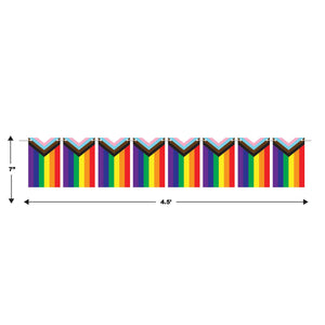 Pride Flag Pennant Streamer