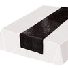 Sequined Table Runner Black