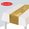 Sequined Table Runner Gold