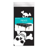 Pirate-themed tablecover packaging with skull and crossbones design.