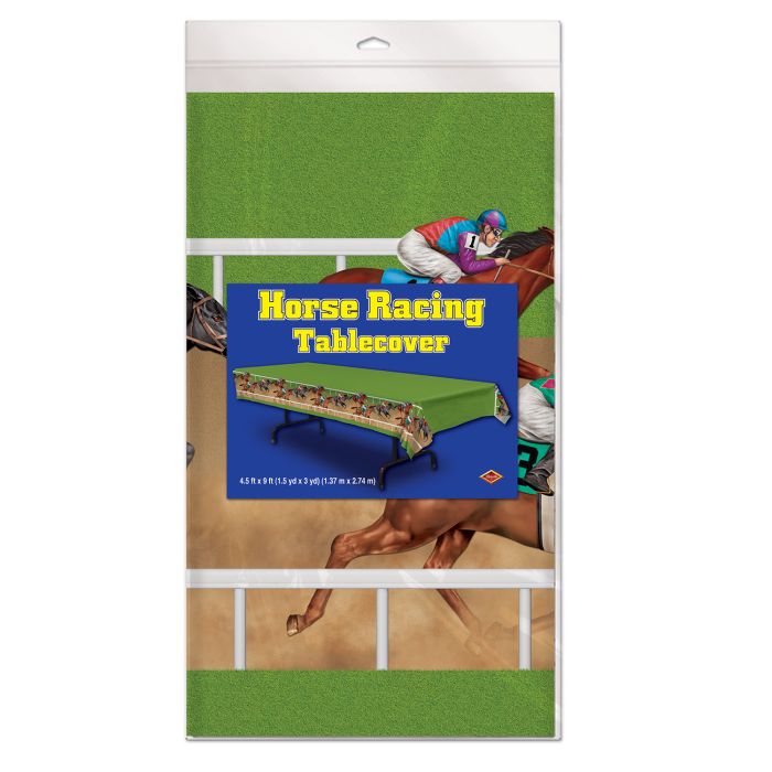 Horse Racing Table Cover