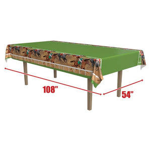Horse Racing Table Cover