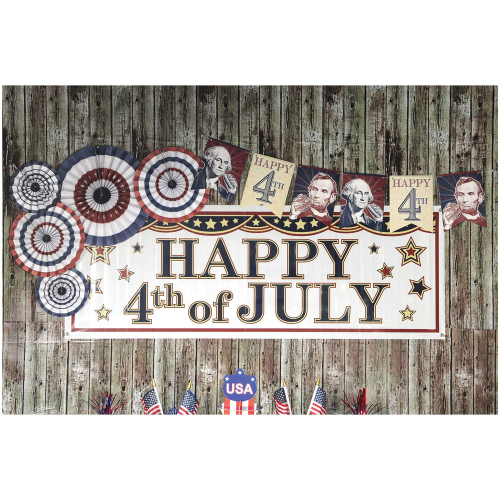 Patriotic Accordion Paper Fans | Patriotic