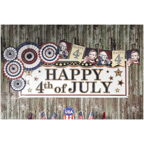 Patriotic Accordion Paper Fans | Patriotic