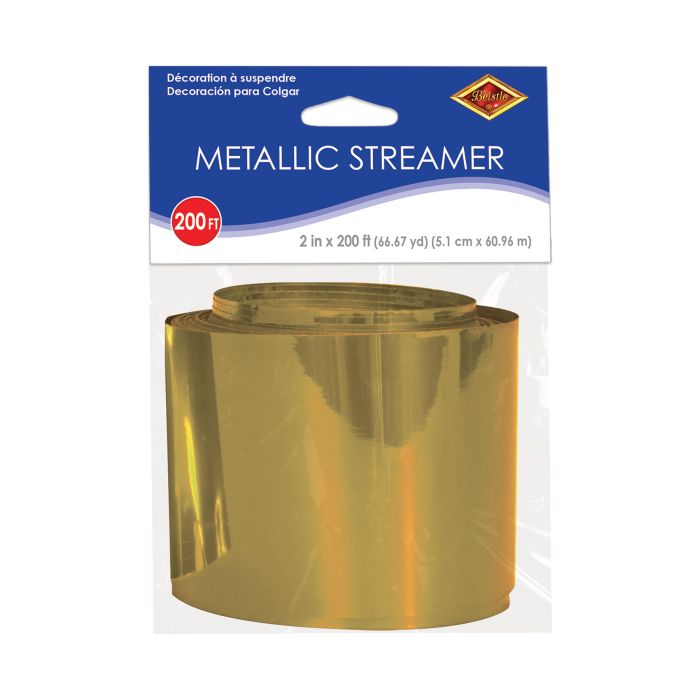 Metallic Streamer Gold