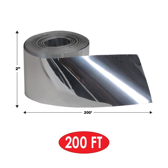 Metallic Streamer Silver