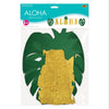 Glittered Aloha Streamer