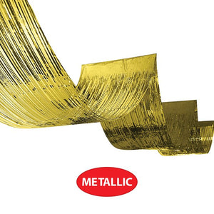1-Ply Metallic Fringe Ceiling Curtain