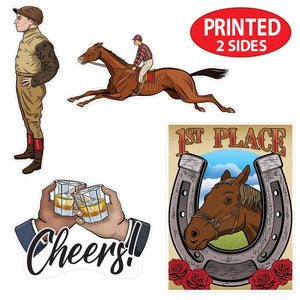 Vintage Horse Racing Cutouts