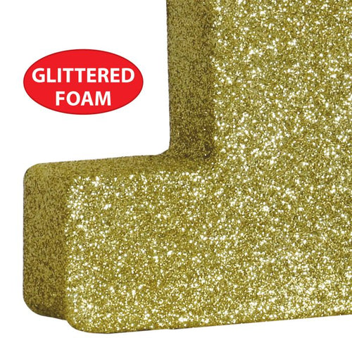 3-D Glittered "1" Centerpiece