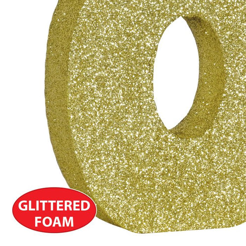 3-D Glittered "8" Centerpiece