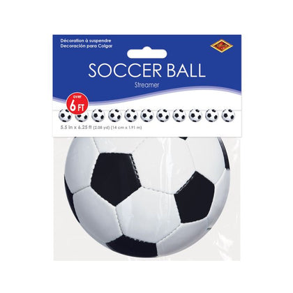 Soccer Ball Streamer Banner