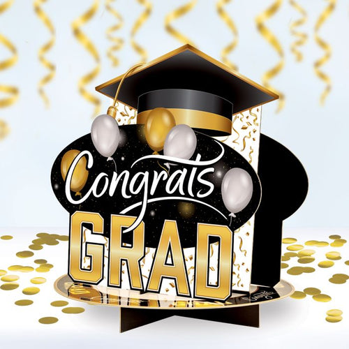3-D Congrats Grad Centerpiece
