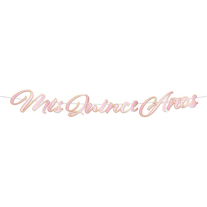 Foil Mis Quince Anos Streamer Banner
