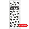 Congrats Grad Door Cover | Black