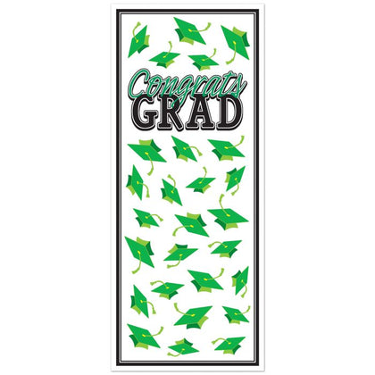 Congrats Grad Door Cover | Green