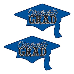 Congrats Grad Cutout | Blue