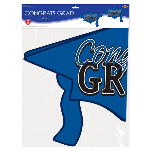 Congrats Grad Cutout | Blue