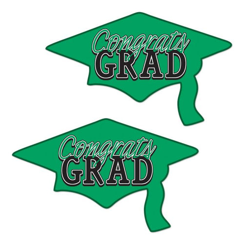 Congrats Grad Cutout | Green