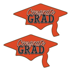 Congrats Grad Cutout | Orange
