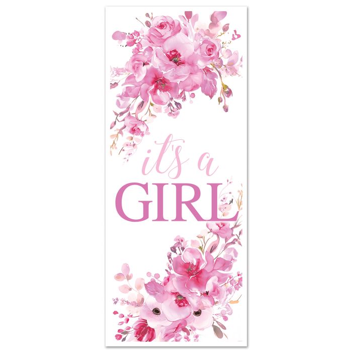 It's A Girl Door Cover