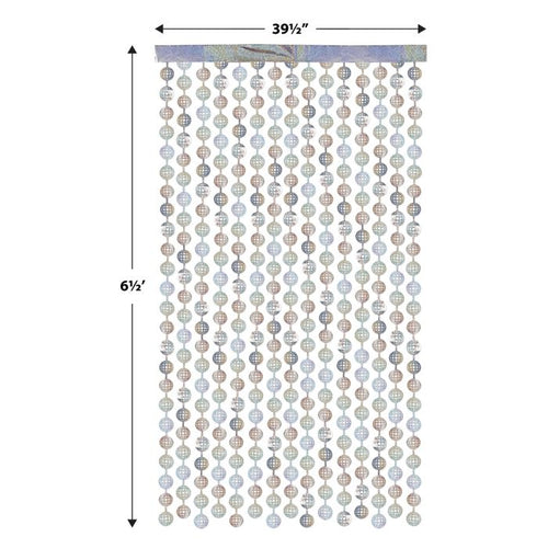 Metallic Disco Ball Curtain