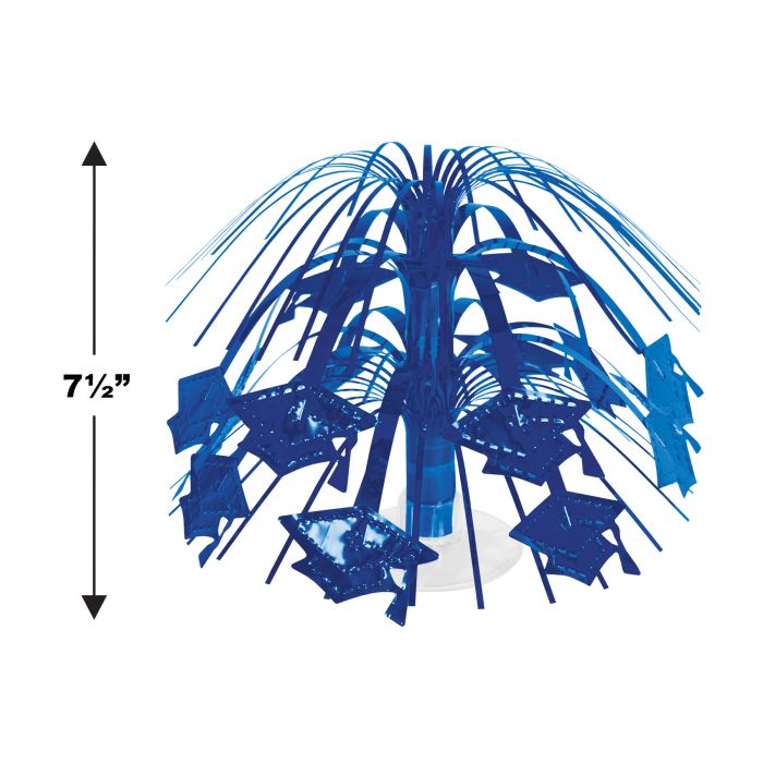 Grad Cap Mini Cascade Centerpiece | Blue