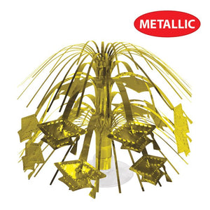 Grad Cap Mini Cascade Centerpiece | Gold
